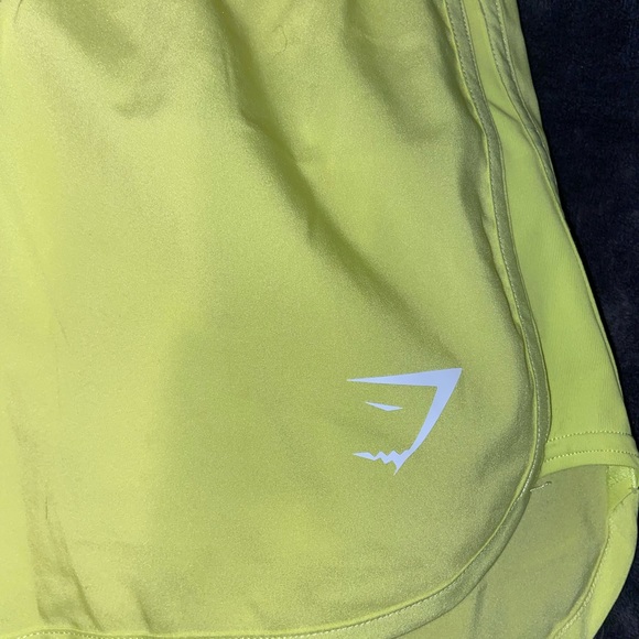 Highlighter yellow gymshark gym shorts - Picture 2 of 5